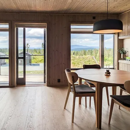 Spacious Familyabin With A View On Norefjell Noresund